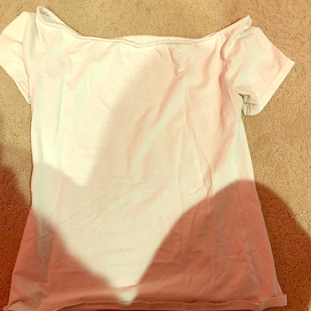 Off the shoulder crop top